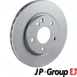 Jeu de 2 disques de frein avant JP GROUP 1363107200 - Visuel 1