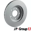 Jeu de 2 disques de frein avant JP GROUP 1363107200 - Visuel 2
