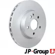 Jeu de 2 disques de frein avant JP GROUP 1363107500 - Visuel 1