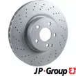 Jeu de 2 disques de frein avant JP GROUP 1363107800 - Visuel 1