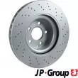 Jeu de 2 disques de frein avant JP GROUP 1363107800 - Visuel 2