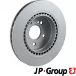 Jeu de 2 disques de frein avant JP GROUP 1363203700 - Visuel 2