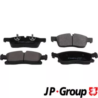 Jeu de 4 plaquettes de frein avant JP GROUP 1363606910