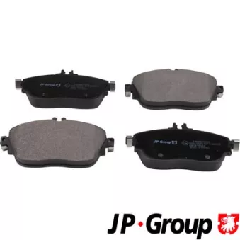 Jeu de 4 plaquettes de frein avant JP GROUP 1363607010