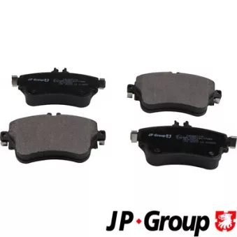 Jeu de 4 plaquettes de frein avant JP GROUP 1363607110