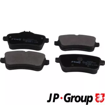 Jeu de 4 plaquettes de frein arrière JP GROUP 1363702610