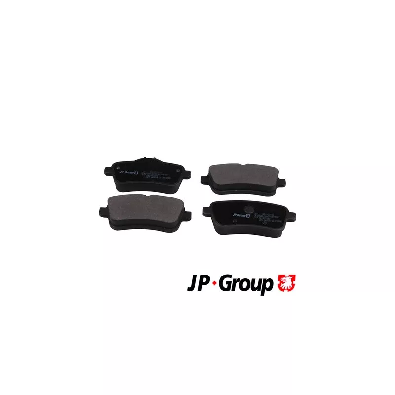 Jeu de 4 plaquettes de frein arrière JP GROUP 1363702610