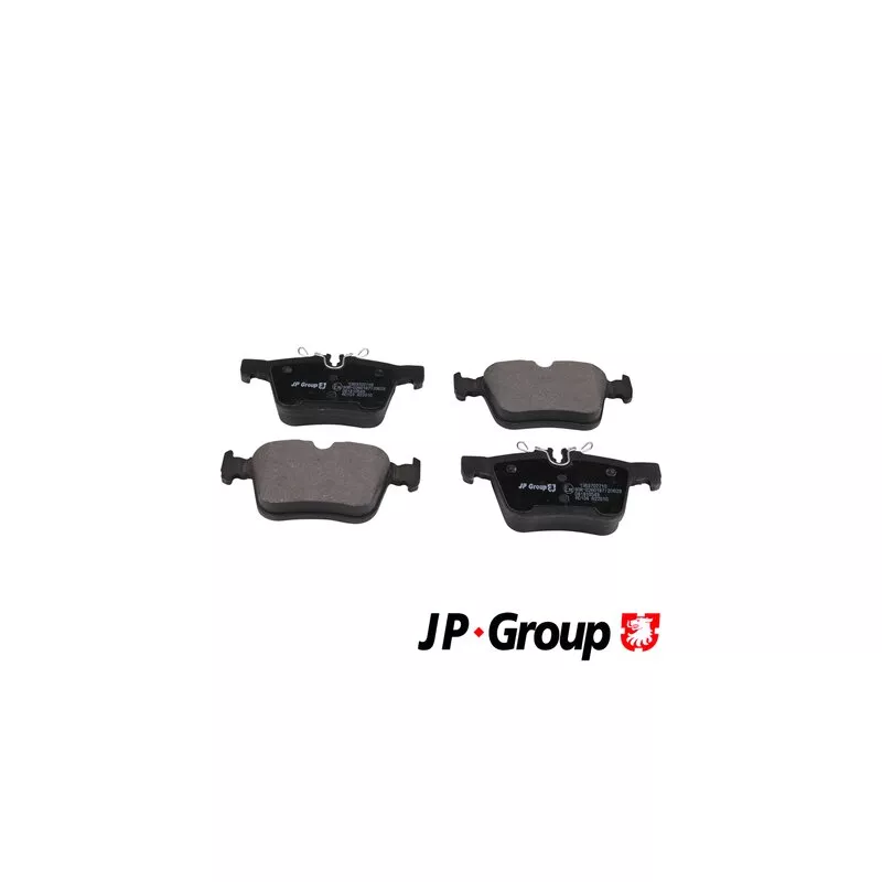 Jeu de 4 plaquettes de frein arrière JP GROUP 1363702710