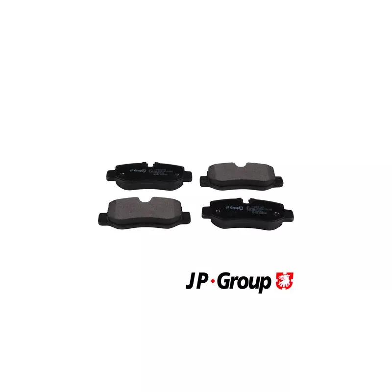 Jeu de 4 plaquettes de frein arrière JP GROUP 1363702810