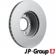 Jeu de 2 disques de frein avant JP GROUP 1463104800 - Visuel 2