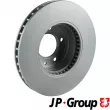 Jeu de 2 disques de frein avant JP GROUP 1463104900 - Visuel 2