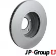 Jeu de 2 disques de frein avant JP GROUP 1463105000 - Visuel 2