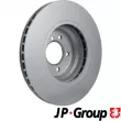 Jeu de 2 disques de frein avant JP GROUP 1463105100 - Visuel 2