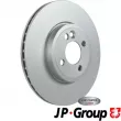 Jeu de 2 disques de frein avant JP GROUP 1463105800 - Visuel 1