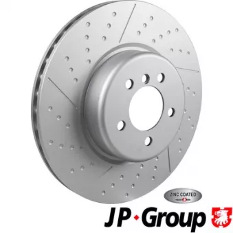 Jeu de 2 disques de frein avant JP GROUP 1463106500