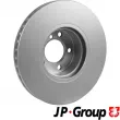 Jeu de 2 disques de frein avant JP GROUP 1463106800 - Visuel 2