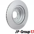 Jeu de 2 disques de frein avant JP GROUP 1463203900 - Visuel 2