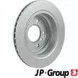 Jeu de 2 disques de frein avant JP GROUP 1463204000 - Visuel 2