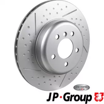 Jeu de 2 disques de frein avant JP GROUP 1463205700