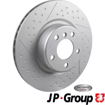 Jeu de 2 disques de frein avant JP GROUP 1463205800