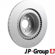 Jeu de 2 disques de frein avant JP GROUP 1463206000 - Visuel 2