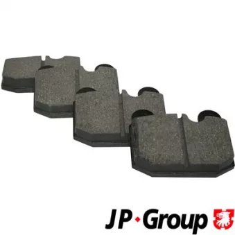 Jeu de 4 plaquettes de frein avant JP GROUP 1463600110