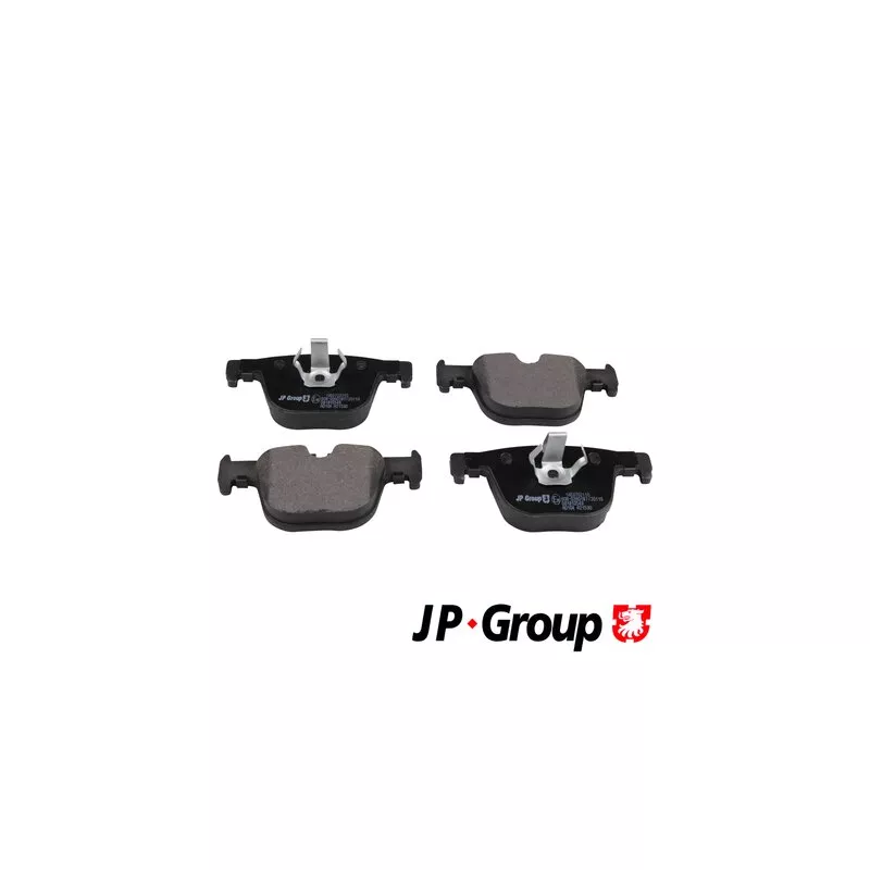 Jeu de 4 plaquettes de frein arrière JP GROUP 1463702110