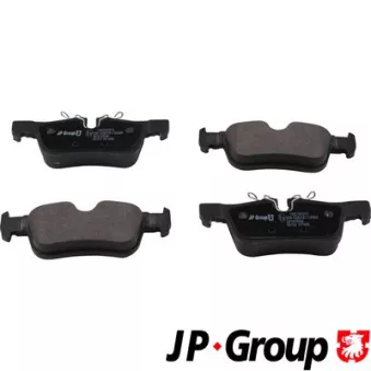 Jeu de 4 plaquettes de frein arrière JP GROUP 1463702310