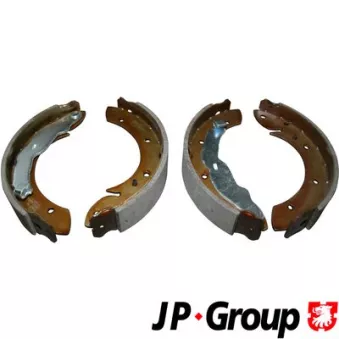 Jeu de 4 plaquettes de frein arrière JP GROUP 1463900110