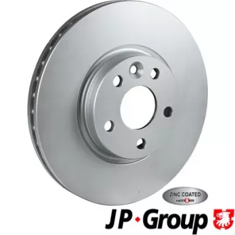 Jeu de 2 disques de frein avant JP GROUP 1563102100