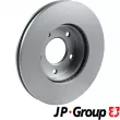 Jeu de 2 disques de frein avant JP GROUP 1563103300 - Visuel 2