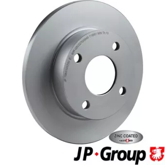 Jeu de 2 disques de frein avant JP GROUP 1563103700