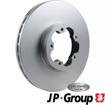 Jeu de 2 disques de frein avant JP GROUP 1563104100