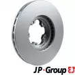 Jeu de 2 disques de frein avant JP GROUP 1563104100 - Visuel 2