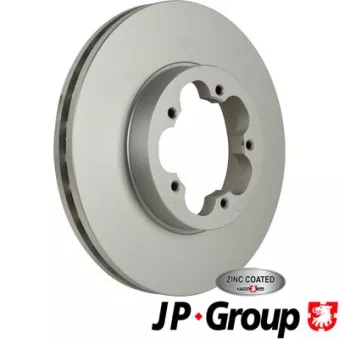 Jeu de 2 disques de frein avant JP GROUP 1563104400