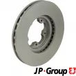 Jeu de 2 disques de frein avant JP GROUP 1563104400 - Visuel 2