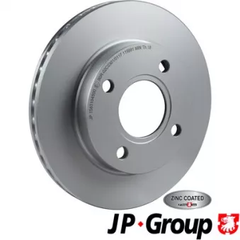 Jeu de 2 disques de frein avant JP GROUP 1563104500