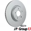 Jeu de 2 disques de frein avant JP GROUP 1563104600 - Visuel 1