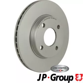 Jeu de 2 disques de frein avant JP GROUP 1563104700