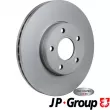 Jeu de 2 disques de frein avant JP GROUP 1563104800 - Visuel 1