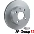 Jeu de 2 disques de frein avant JP GROUP 1563104900 - Visuel 1