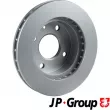 Jeu de 2 disques de frein avant JP GROUP 1563104900 - Visuel 2