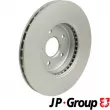 Jeu de 2 disques de frein avant JP GROUP 1563105000 - Visuel 2