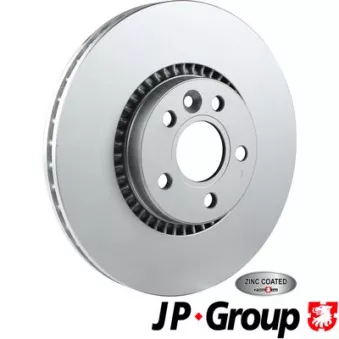 Jeu de 2 disques de frein avant JP GROUP 1563105300