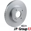 Jeu de 2 disques de frein avant JP GROUP 1563105400 - Visuel 1