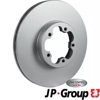 Jeu de 2 disques de frein avant JP GROUP 1563105600