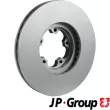 Jeu de 2 disques de frein avant JP GROUP 1563105600 - Visuel 2
