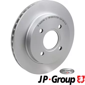 Jeu de 2 disques de frein avant JP GROUP 1563201900