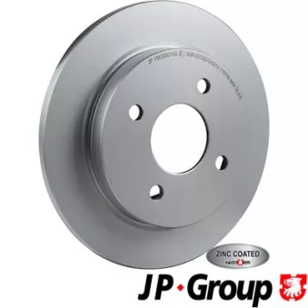 Jeu de 2 disques de frein avant JP GROUP 1563202100