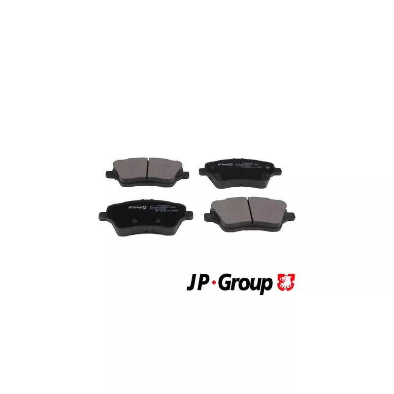Jeu de 4 plaquettes de frein avant JP GROUP 1563607510